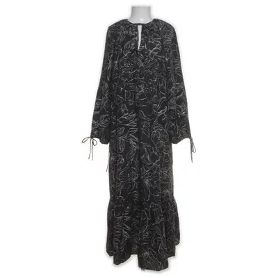 Långklänning (Svart, Flerfärgad) från H&M Viskos, Polyester