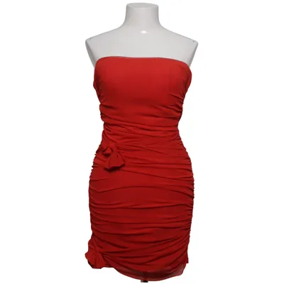 Robe de cocktail (Rouge) de Paprika Coton, Élasthane, Polyester