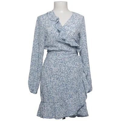 Omlottklänning (Blå, Vit) från ONLY Elastan, Polyester