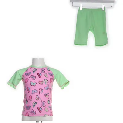 UV beschermende kleding (Roze, Groen) van Pocopiano Elastaan, Polyester