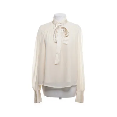 Strikblouse (Beige) van ONLY Blue Denim Polyester
