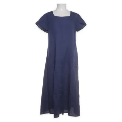 Långklänning (Blå) från Uniqlo Bomull, Linne, Lyocell, Polyester