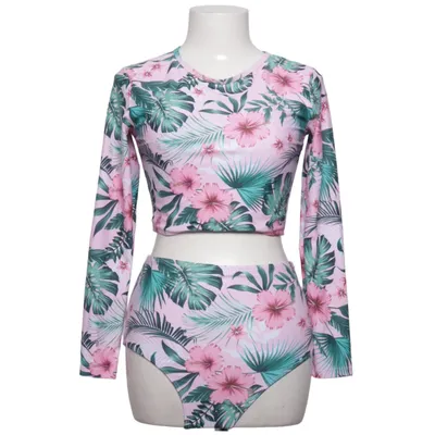 Tankini (Roze, Groen, Wit) Elastaan, Polyester