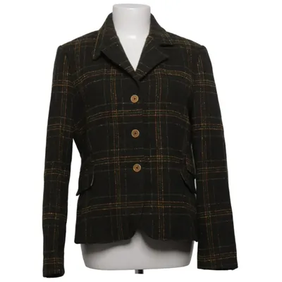 Blazer (Vert, Marron) de Van Laack Viscose, Laine
