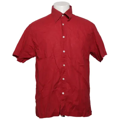 Chemise à manches courtes (Rouge) de Mario Grappa Coton, Lin