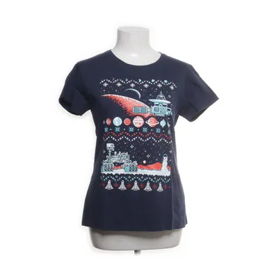 T-shirt (Blå, Flerfärgad) från Anvil Bomull