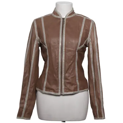 Veste en cuir (Marron, Beige) de Onstage