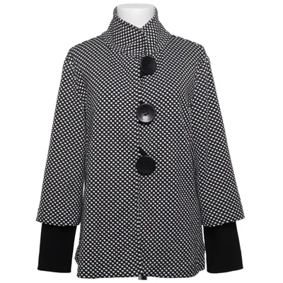 Jacket (Black, White) from Joseph Ribkoff