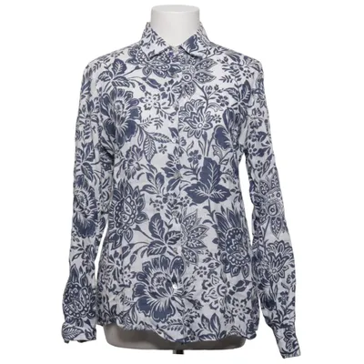 Shirt (Blue, White, Multicolored) from And Camicie Linen