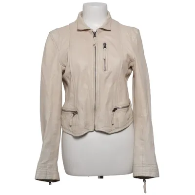 Leren jack (Beige) van MDK Leer