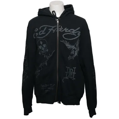 Hoodie (Death-Before Mono Hoodie) from Ed Hardy Cotton
