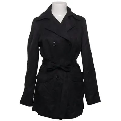 Trench-coat (Noir) de Zara Woman Coton, Polyamide, Polyester