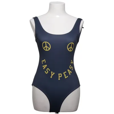 Baddräkt (Blå, Gul) från Ganni Swimwear Elastan, Polyamid, Polyester