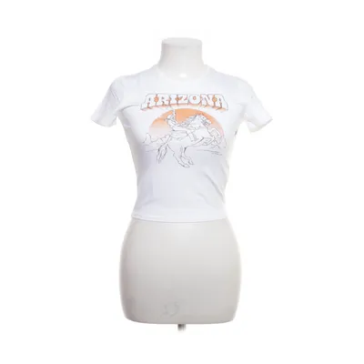 T-shirt (Wit) van Hollister California Katoen, Elastaan