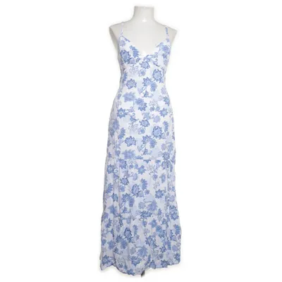 Maxi jurk (Wit, Blauw) van Hollister Polyester, Polyurethaan