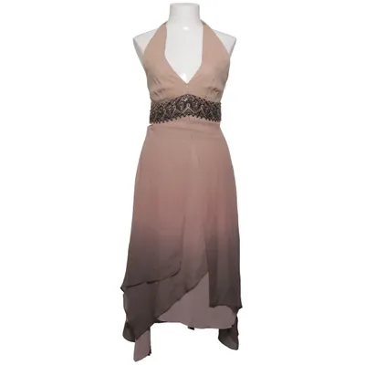 Halternek jurk (Beige, Roze) van Karen Millen Polyester, Zijde