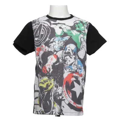 T-shirt (Noir, Multicolore) de Marvel Coton, Polyester