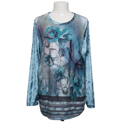 Haut (Bleu, Multicolore) de Paola! Élasthane, Polyester