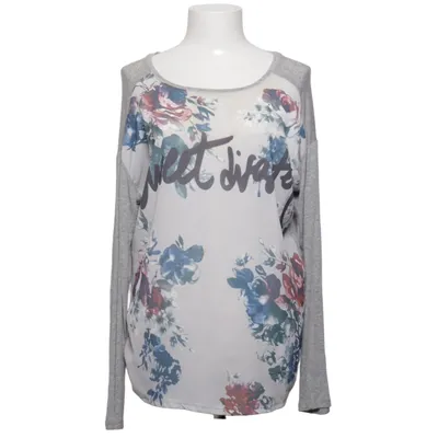 Langærmet t-shirt (Grå, Flerfarvet) fra Still Fashion Bomuld, Viscose