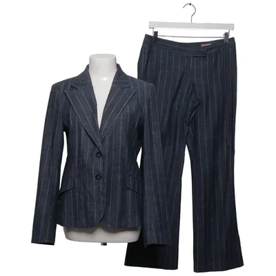 Suit (Blue, Gray) from Cue Acetate, Cotton, Elastane, Polyester