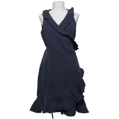 Wrap dress (Blue) from FGL Cotton, Linen