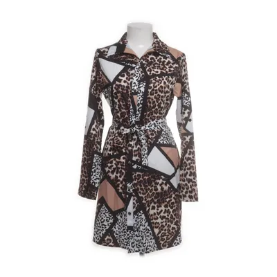 Shirt dress (White, Black, Beige, Multicolored) Polyester