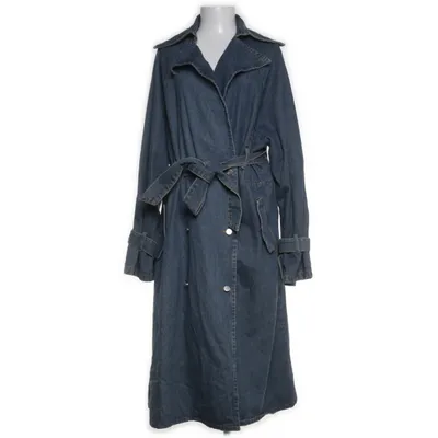 Trench coat (Blue) from Liquor N Poker Cotton, Modal, Polyester, Viscose