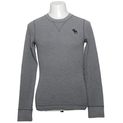 T-shirt à manches longues (Gris) de Abercrombie & Fitch Coton, Polyester