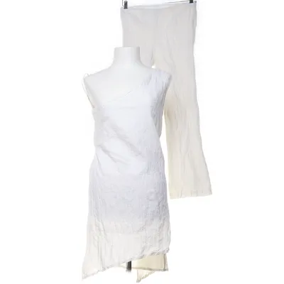 Set (Wit) van Sarah Pacini Katoen, Metallvezel