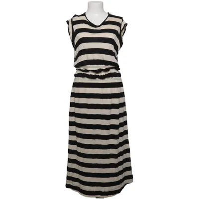 Maxi dress (Black, White) from Masai Linen, Viscose