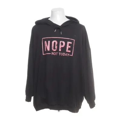 Hoodie (Black) from Shein Curve Cotton, Polyester