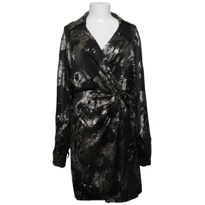 Skjortklänning (Svart, Guldfärgad) från Guts & Gusto Polyester