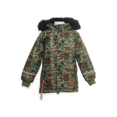 Vinterjacka (Grön, Brun, Flerfärgad) från Mini Rodini Återvunnen polyester