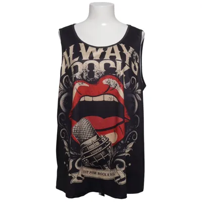 Tank Top (Black, Red, White) from Emery Rose Elastane, Polyester