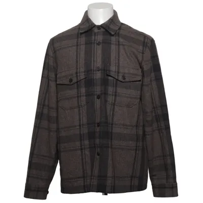 Skjortejakke (Brun, Flerfarvet) fra Arket Polyamid, Polyester, Uld, Viscose