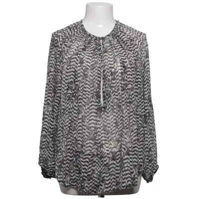 Blouse (Black, White, Gray) from Isabel Marant pour H&M Silk