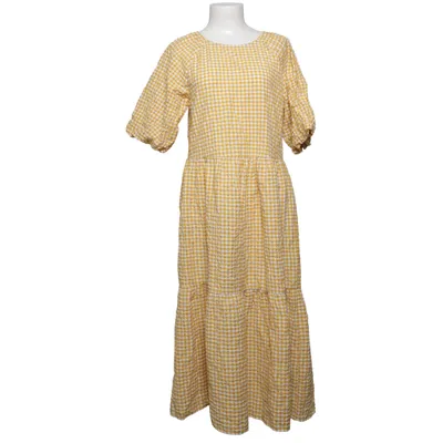 Jurk (Geel, Wit) van Orsay Katoen, Elastaan, Polyester
