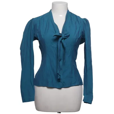 Pussy bow blouse (Blue) from Heart of Haute