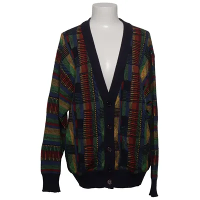 Strickjacke (Blau, Mehrfarbig) von Renato Cavalli Acryl, Baumwolle