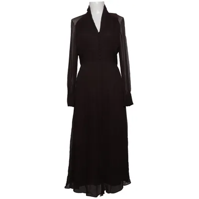 Långklänning (Brun) från Massimo Dutti Polyester, Viskos