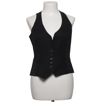 Jakkesætsvest (Sort) fra Diane von Furstenberg Bomuld, Linned, Silke