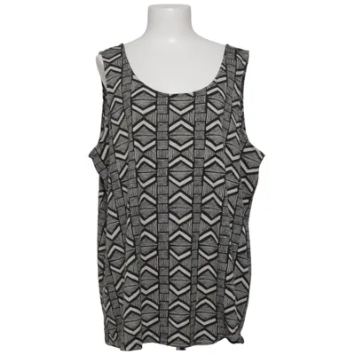 Tank Top (Black, Beige) from Amy's Stories Elastane, Polyester
