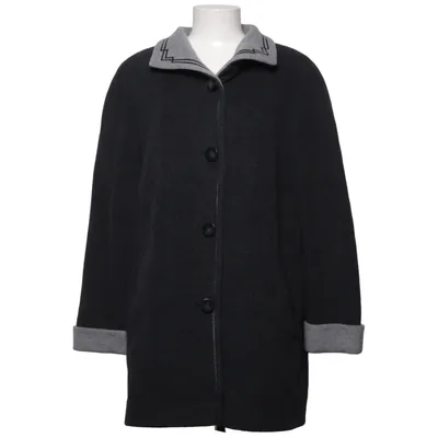 Manteau (Gris) de Marcona Cachemire, Polyamide, Laine