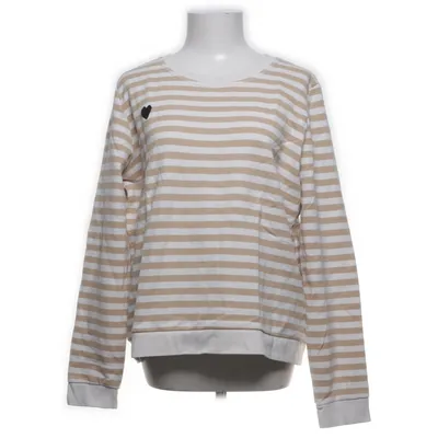 Sweatshirt (Beige, Hvid) fra Reserved Bomuld