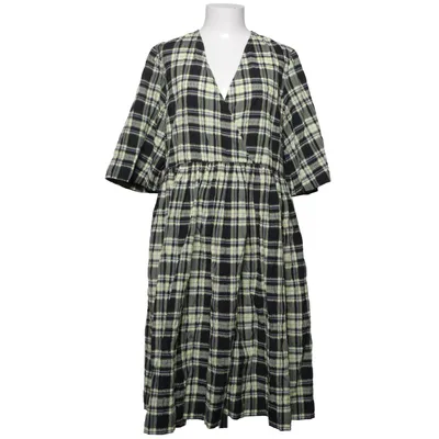 Klänning (Svart, Gul, Vit) från Ganni Elastan, Ekologisk bomull, Återvunnen polyester