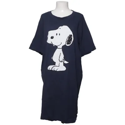 Nachtjapon (Blauw, Wit) van Peanuts Katoen