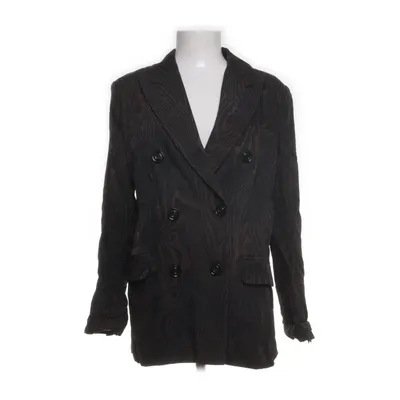 Blazer (Brun, Sort) fra H&M Studio Viscose, Polyester, Elastan
