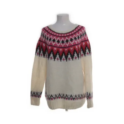 Tröja (Vit, Flerfärgad) från L.O.G.G by H&M Akryl, Alpackaull, Polyamid, Ull