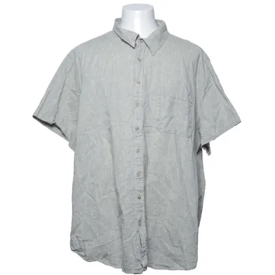 Short sleeve shirt (Green) from Dressmann Cotton, Linen