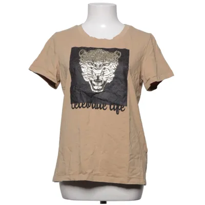 T-shirt (Beige) från Culture Bomull, Elastan